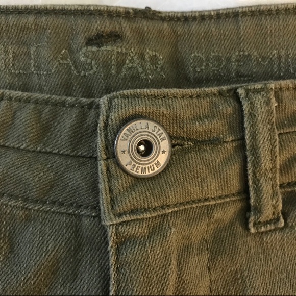 Tilly’s Olive Green Shorts with Crochet Detailing - Picture 7 of 12